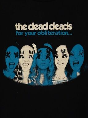 The Dead Deads "for your obliteration..." Graphic Tee - Black & Blue